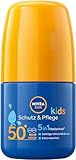 NIVEA SUN Kids Schutz & Pflege Sonnen-Roller LSF 50+ (50 ml), Sonnencreme...