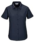 killtec Damen Funktionsbluse Kurzarm/Bluse KOS 1 WMN WVN SHRT, Nachtblau,...