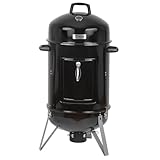BBQ-Toro Räuchertonne Oak Ø 47 cm | Grilltonne, Räucherofen Holz,...