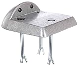 Auflaufschuh | Aluminium-Druckguss | 154 x 186 mm | 60 mm über Boden