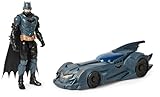 DC Comics Shadow Guardian Batmobile + Batman Actionfigur - Fahrzeug mit...