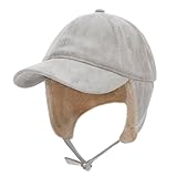 JIAHG Unisex Winter Baseball Cap Baseballmütze Winddicht Wintermütze...