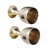 Holibanna 2Stücke Vintage Weincups Aus Hochwertigem Metall Mini...