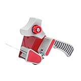 Handabroller für Klebeband 50 mm Breite – Packbandabroller mit Bremse...