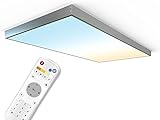 LongLife LED CCT LED Panel Set A | 120x60cm 60W 3000K-6000K Aufbau-Rahmen...