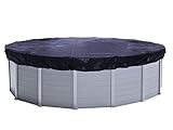 QUICK STAR Poolabdeckung Rund für 420-460 cm Pools | Planenmaß Ø 520 cm...