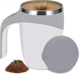 CYSFETENA Selbstrührende Tasse 380ML, Automatische Magnetrühr Kaffeetasse...