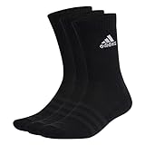 adidas Unisex Cushioned Sportswear 3 Pairs Crew Socken, Black/White, 43-45...