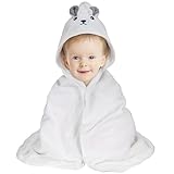 Huiguli Kapuzenhandtuch Baby, 80 x 80 cm Babyhandtuch mit Kapuze Baby...