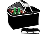 Przydasie - Kühltasche Groß 43x23x21 cm - Isolierte Picknickkorb Thermo...