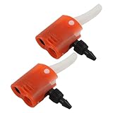Gettimore Ersatz-Ventiladapter für Doppelkopf für Fahrradpumpe,...