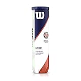 Wilson Offizielle Roland Garros Tennisbälle, Tennisballdose á 4 Bällen,...