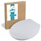 Calmwaters® Antibakterieller WC-Sitz mit Absenkautomatik Essential Soft,...