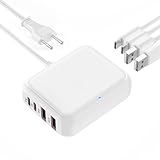 VPSUN USB C Ladegerät Mehrfach 40W, 8 Port USB-C Schnellladegerät...