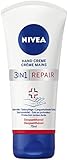 NIVEA 3in1 Repair Hand Creme (75 ml), reichhaltige Hautcreme mit...