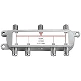 Uxsjakjsd Für Satelliten-/Kabel-TV Kompatibler 4K 8K 6-Wege...