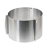 wenco verstellbarer Tortenring mit Skala, 15cm Höhe, verstellbarer...