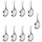 FANSHINUO Kompakte, rostfreie Stahlschaufeln, 9 Stück, spülmaschinenfest,...