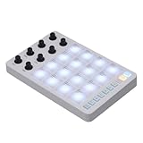 YUPEIUKLI Praktischer USB-Keyboard-Controller mit 16 Drum-Pads mit...