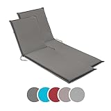 sleepling Auflage Gartenliege 2er Set, Bequeme Liegenauflage, Polster...
