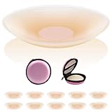 RoserRose 5 Paar Nippelpads Wiederverwendbar - 6,5cm Ultra Dünne Damen...