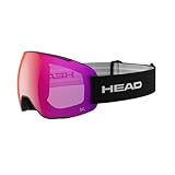 HEAD Unisex-Adult Magnify 5K Ski-und Snowboardbrille, Rot/Schwarz, One Size