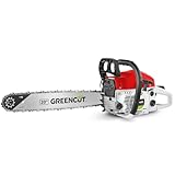 GREENCUT GS610X - Benzin-Kettensäge 61.2cc 3.6 PS, 2-Takt-Motor,...