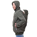 Viva la Mama - Baby Tragejacke für Männer aus Softshell - EXPLORER Plus -...