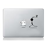 Mann mit Axt Apple Aufkleber MacBook Laptop Aufkleber Kunst Grafik Vinyl...