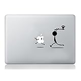 Mann mit Axt Apple Aufkleber MacBook Laptop Aufkleber Kunst Grafik Vinyl...