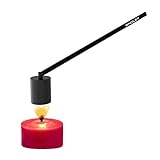 WHOLEV Kerzenlöscher aus Edelstahl, Kerzenlöscher Mit Langem Griff,...