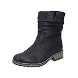 Rieker Damen Stiefeletten Z6881-00 schwarz Gr. 41