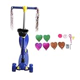 3-Rad-Kinderroller mit Sattel, höhenverstellbarer Kleinkindroller für...