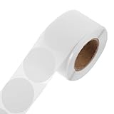 VINTORKY Selbstklebende Adressetiketten 3,8cm Runde Klebeetiketten Rolle...