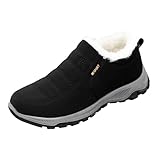 Herren Frühling und Winter Baumwollschuhe mit Dicke Baumwollstiefel Weiche...