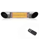 Veito Blade Mini Design infrarot Heizstrahler 1200 Watt Elektrisch, 4...