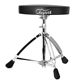Augioth Drumhocker, höhenverstellbarer gepolsterter Schlagzeughocker, dick...