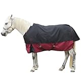 Gallopoff 1200D Reißfeste Pferdedecke, 200g/m² Füllung Outdoordecke...