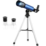 Cowiewie Teleskop Astronomisches Einsteiger Telescope für...