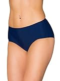 Aquarti Bikinihose Damen mit Mittelhohem Bund – Klassische Bikinihosen...