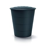 Kreher® XXL Regentonne 'Smooth' 510L mit Deckel und Standfuß (optional)....