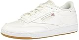 Reebok Damen Club C 85 Sneaker, White Light Grey Gum, 38 EU