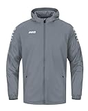 JAKO Unisex Allwetterjacke Team 2.0, steingrau, XXL