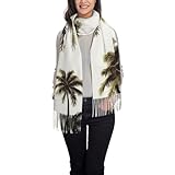 NONHAI Damen-Schal, mexikanische Volkskunst, Boho, klassische Quaste,...