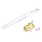 Stift-Angelrute, tragbare Mini-Teleskop-Angelrute in Taschenform,...