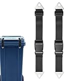 Schlösser für Mülltonnen gegen Tiere, 2 Stück, wiederverwendbare...