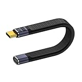 Duttek 240 W USB C auf USB C Verlängerungskabel, 40 Gbit/s USB C Stecker...