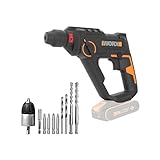 WORX WX391.9 Akku-Bohrhammer 20V, 13mm Bohrleistung, 1150 U/min, 6400 bpm,...