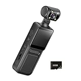 SELVFZ 4k Körperkamera Videoaufnahme Tragbarer Körper Tragbares 180 Grad...