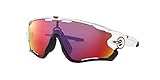 Oakley Unisex-Erwachsene Jawbreaker Sonnenbrille, Weiß (Blanco Brillo),...